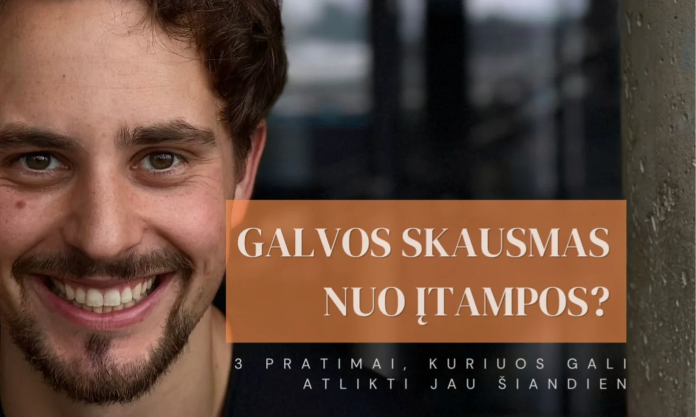 gavos skausmas, įtampa, stresas
